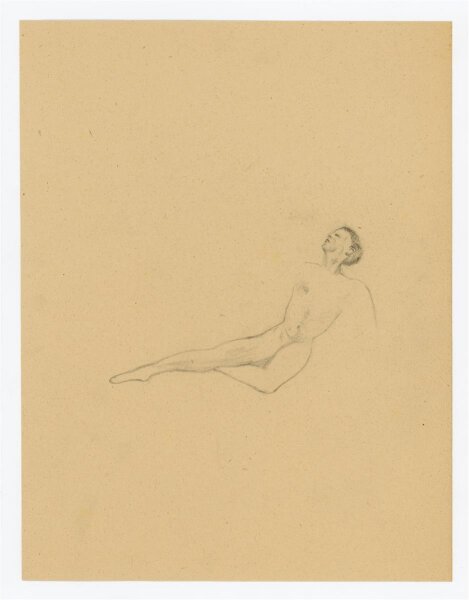 Witt Pfeiffer - Männerakt - Bleistiftzeichnung - o.J.