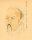 Witt Pfeiffer - Portrait eines Chinesischen Mannes - Aquarell - o.J.