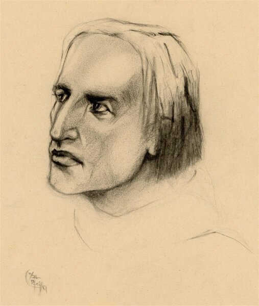 Witt Pfeiffer - Portrait - Zeichnung - o.J.