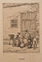 Heinrich Eickmann - Zufrieden - 1909 - Radierung