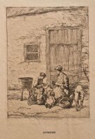 Heinrich Eickmann - Zufrieden - 1909 - Radierung