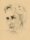 Witt Pfeiffer - Portrait einer Frau - Zeichnung - 1955