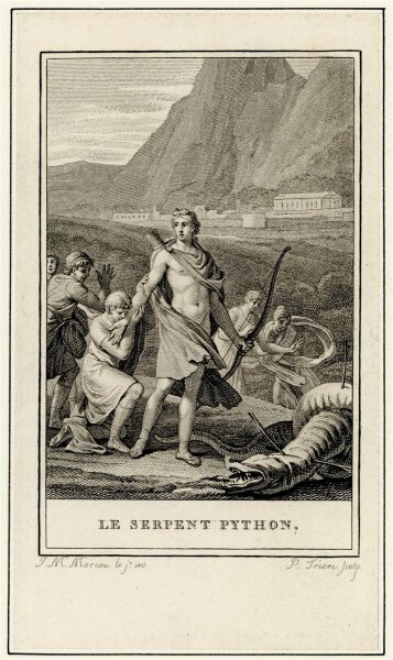 P. Triere - Le Serpent Python - Kupferstich - ca. 1780