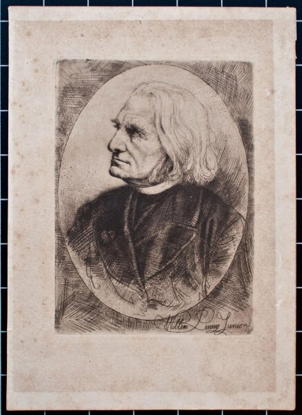 Willem Linning jun. - Franz Liszt - o.J. - Radierung