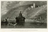 J. Tingle - Castle of Pfaltz, Caub, and Ruins of...