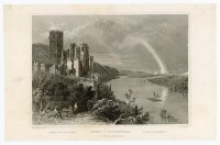 unbekannt - Ruinen von Stolzenfels - Stahlstich - o.J.
