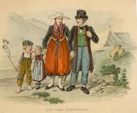 unbekannt - Trachtenansicht - Aus dem Prechthal -...