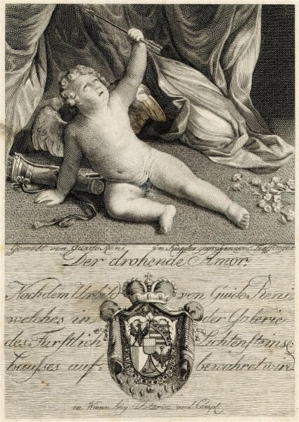 Fieffinger - Der drohende Amor - Radierung - o.J.