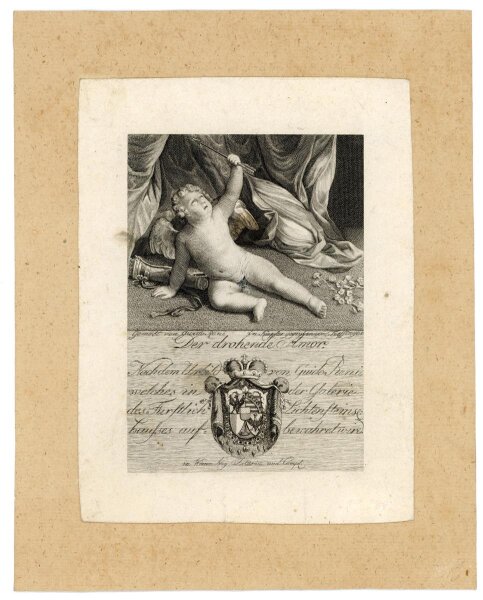 Fieffinger - Der drohende Amor - Radierung - o.J.