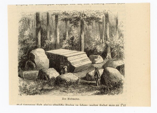 unbekannt - Der Riesenaltar - Stahlstich - o.J.