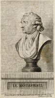 Daniel Berger - Bildnis des I. I. Rousseau - Kupferstich...