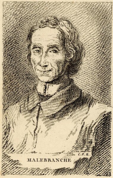 Jean-Charles François - Bildnis des Nicolas Malebranche - Punktierstich - 1761