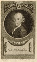 Clemens Kohl - Bildnis des C. F. Gellert - Kupferstich -...