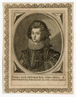 unbekannt - Bildnis der Maria Anna von Spanien - Kupferstich - ca. 1700