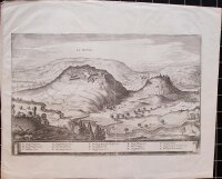 Matthäus Merian - Stadtansicht La Motte - Kupferstich - 1645