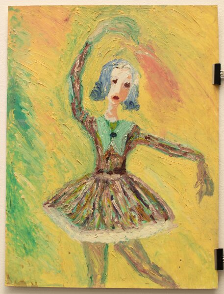 Unbekannt - Die Ballerina - Ölmalerei - o.J.