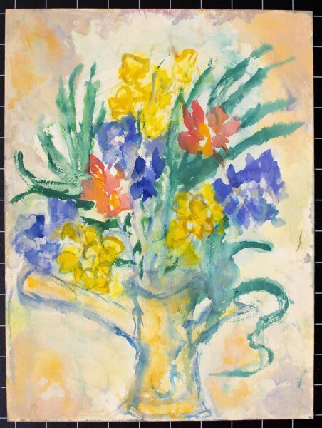 Unbekannt - Blumenstillleben - Aquarell - o.J.