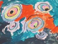 Unbekannt - Galaxie - o.J. - Aquarell