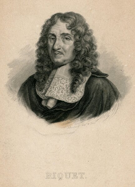 unbekannt - Bildnis des Pierre-Paul Riquet - Stahlstich - o.J.