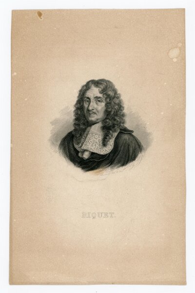 unbekannt - Bildnis des Pierre-Paul Riquet - Stahlstich - o.J.