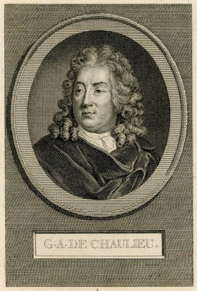 unbekannt - Bildnis des Guillaume Amfrye de Chaulieu - Kupferstich - o.J.