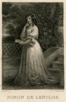 Tony Johannot - Bildnis der Anne „Ninon“ de...