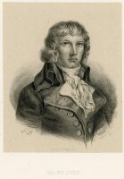 Veuve Degobert - Bildnis des Saint Just - Lithografie - o.J.