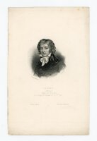 unbekannt - Bildnis des St. Just - Stahlstich - o.J.