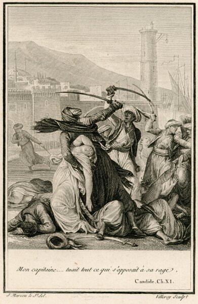 Antoine Claude François Villerey - Mon capitaine . .. . tuait tout ce qui sopposait a sa rage - Stahlstich - o.J.