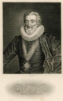 unbekannt - Bildnis des Heinrich IV. - Stahlstich - o.J.