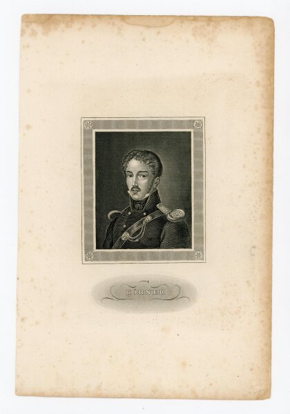 unbekannt - Bildnis des Theodor Körner - Stahlstich - o.J.