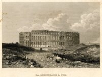 unbekannt - Das Amphitheater in Pola - Stahlstich - o.J.