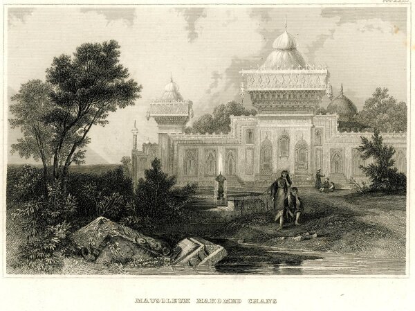 unbekannt - Mausoleum Mahomed Chans - Stahlstich - o.J.