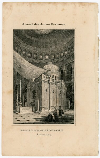 unbekannt - Grabeskirche St. Sepulchre - Stahlstich - o.J.