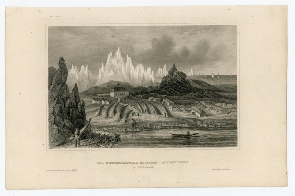 unbekannt - Herrenhuterkolonie Lichtenfels - Stahlstich - o.J.