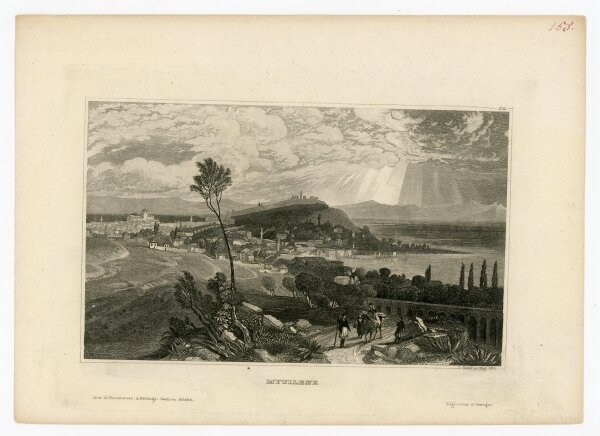 unbekannt - Mytilene - Stahlstich - o.J.