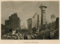 unbekannt - Theben in Ägypten - Stahlstich - o.J.
