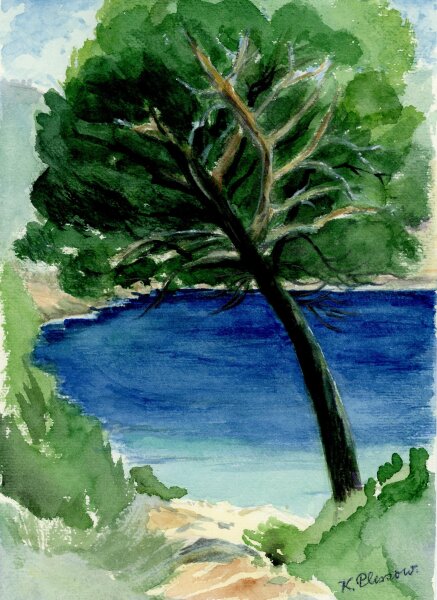 unbekannt - Camp de Mar - Aquarell - o.J.