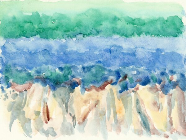 unbekannt - Landschaft - Aquarell - o.J.