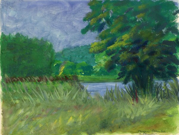 unbekannt - Plöner See in Dersau - Acryl - o.J.