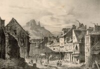 Unleserlich signiert - Chateau Gaillard - Lithografie - o.J.