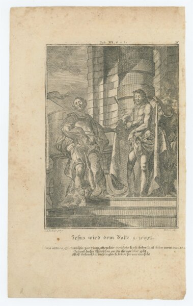 Philipp Andreas Kilian - Jesus wird dem Volke gezeigt - 1758 - Kupferstich