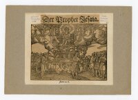 unbekannt - Der Prophet Jesaja - 1586 - Holzschnitt
