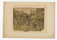 unbekannt - Judith 13, 10. - 1586 - kolorierter Holzstich