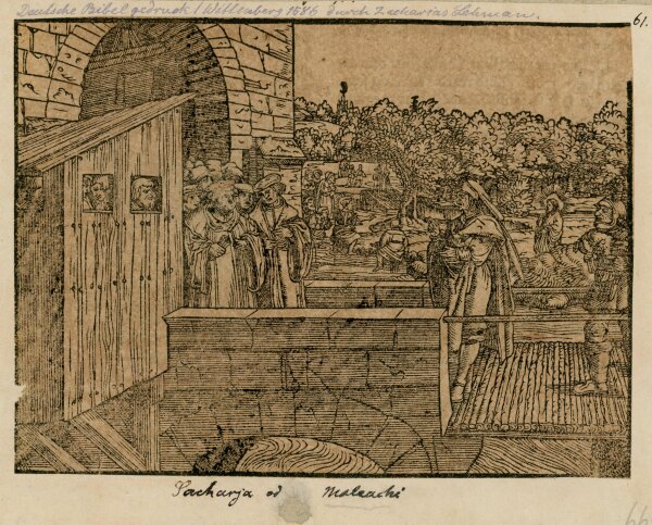 unbekannt - Sacharja und Maleachi - 1586 - Holzschnitt