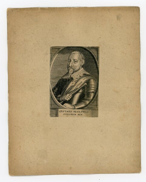 unbekannt - Bildnis des Gustav II. Adolf - o.J. - Kupferstich