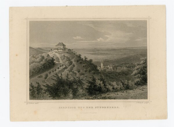 Julius Umbach - Gernrode und der Stubenberg - o.J. - Stahlstich