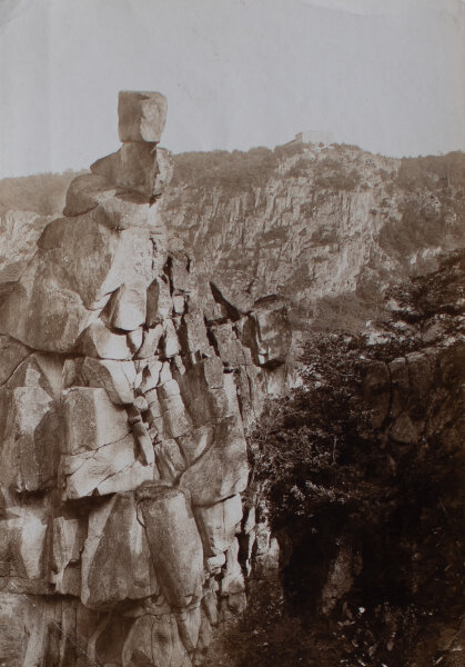 Unbekannt - Ansicht Bodetal Cäsarfelsen - o.J. - Fotografie