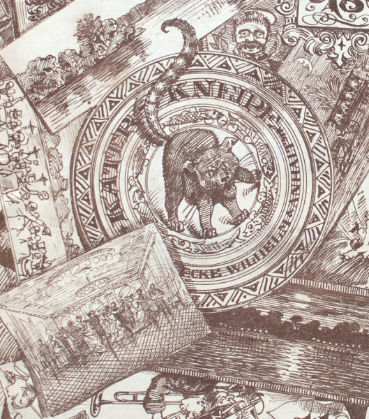 Unbekannt - Umschlagentwurf Sange Noras Fest - 17.05.1883 - Druckgrafik