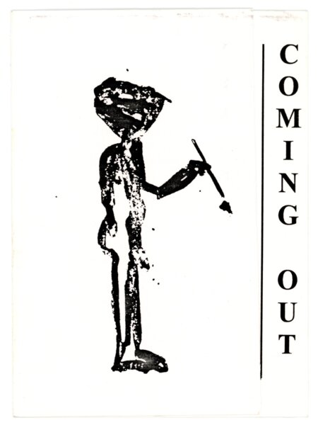 Alexander Vorbau - Männlicher Akt, malend - 1990 - Zeichnungen